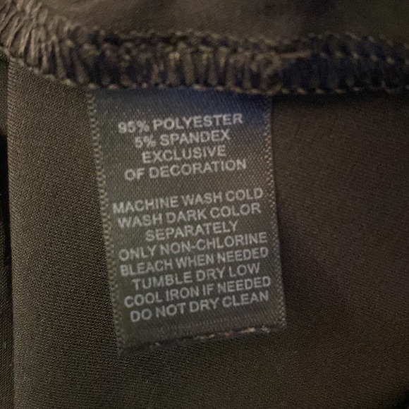 WHBM Lattice Neck Solid Tunic - Picture 8 of 8